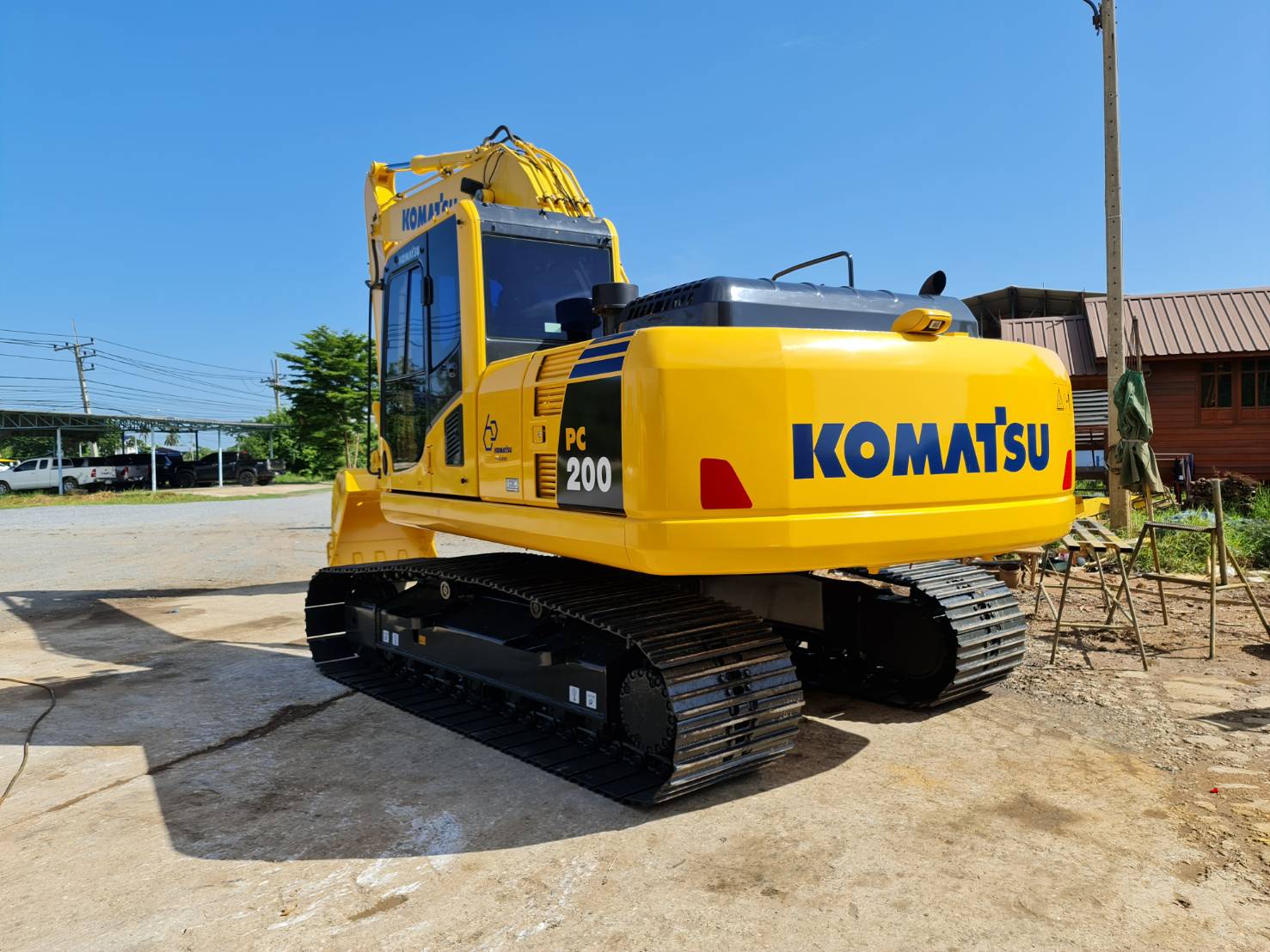 Komatsu pc200-8mo กล้องหลัง หล่อขั้นเทพ
