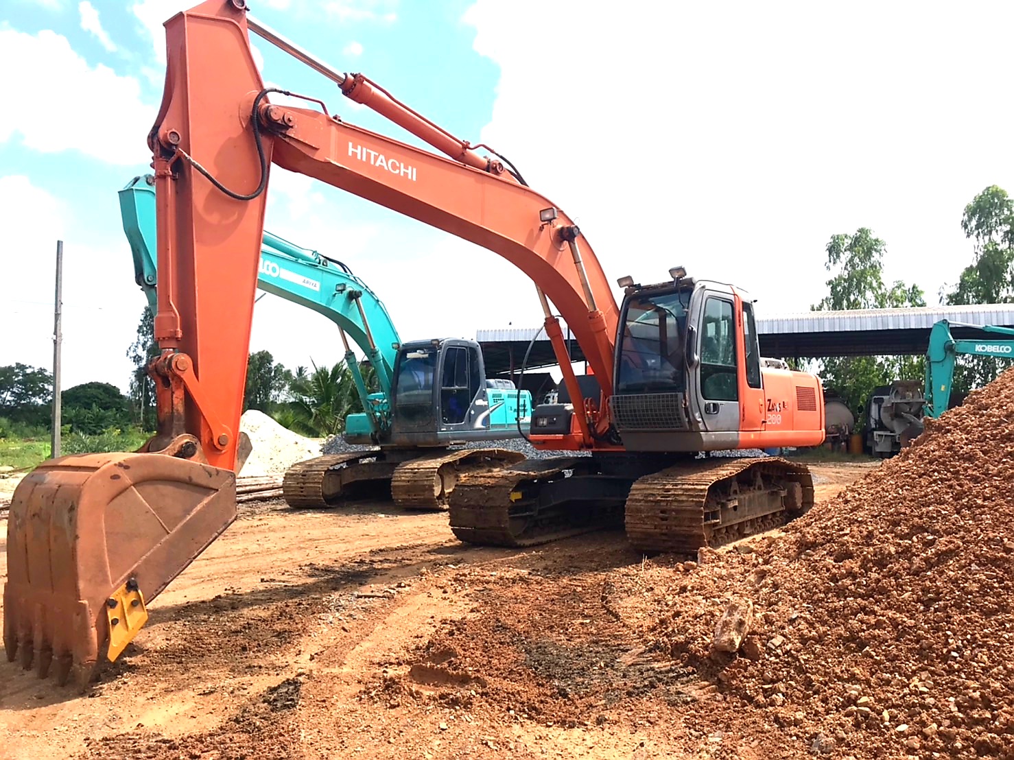 Hitachi Zx200-1 รถยอดนิยม 5000 ชั่วโมงแท้ สวยเทพ