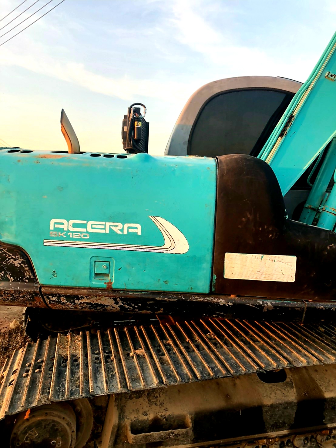 Kobelco sk120-5mark5 supper เก่านอก Kobelco sk120-5mark5 supper เก่านอก