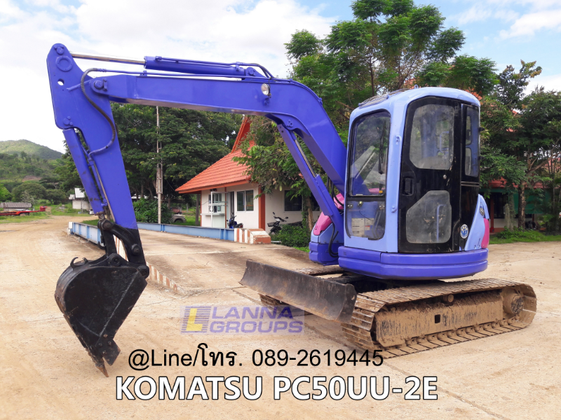 ขายรถขุดKOMATSU PC50UU-2E มีแอร์,เครื่องยนต์4D88E, จำนวน 4 สูบ, คอนโทรลน้ำมัน, ปั๊มนิ้ว แทรคเหล็ก ,รถเก่านอก,มีเอกสาร,ยังไม่เคยใช้งานในไทย