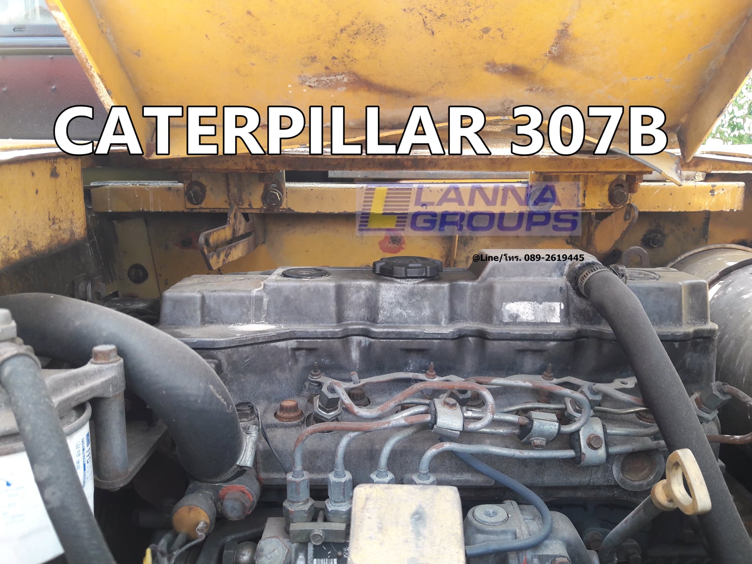 ขายรถขุดCATERPILLAR 307B รถเก่านอก, เครื่องยนต์มิตซูบิชิ4M40, คอนโทรลน้ำมัน, ปั้มนิ้ว, แทรคเหล็ก, มีเอกสาร, ยังไม่เคยใช้งานในไทย