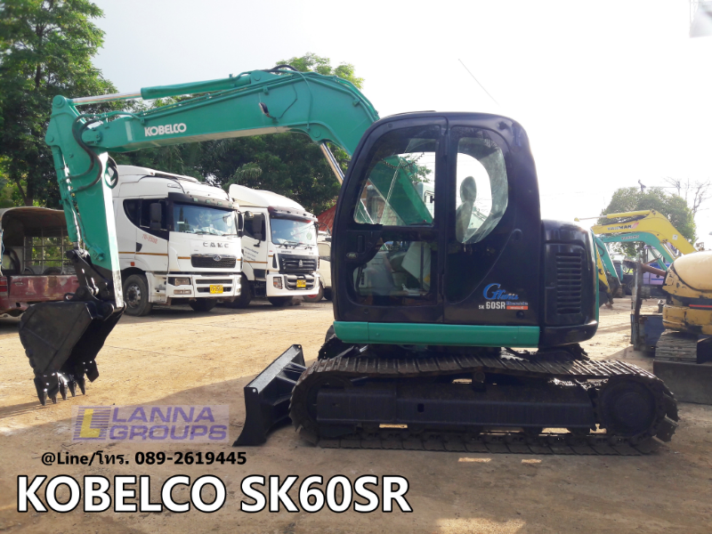 ขายรถขุดKOBELCO SK60SR YT02 มีใบมีด, มีลายเจาะ,เครื่องยนต์isuzu-4JB1 คอนโทรลน้ำมัน, ปั้มนิ้ว , รถเก่านอก,มีเอกสาร, ยังไม่เคยใช้งานในไทย