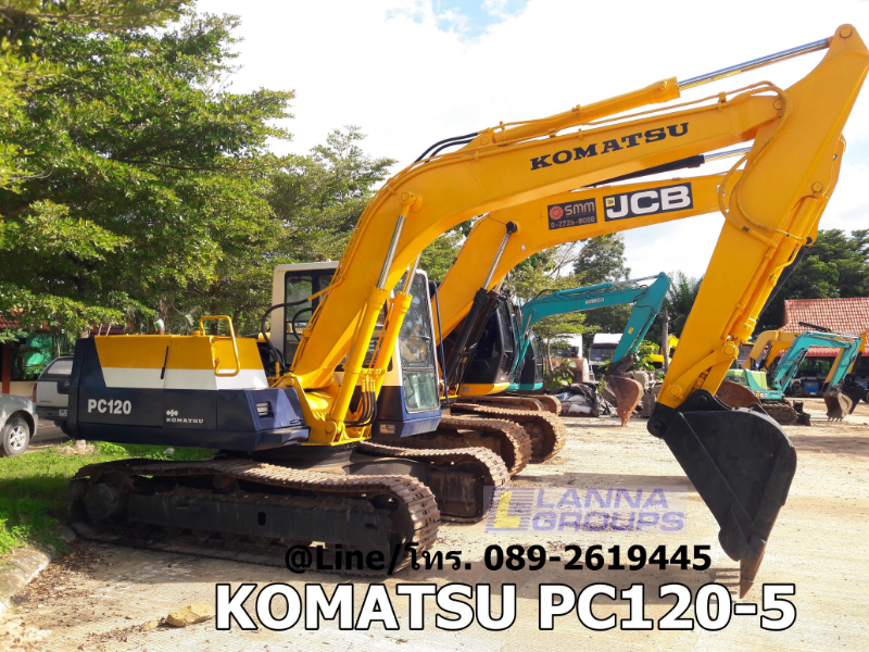 ขายรถขุดKOMATSU PC120-5 มีลายเจาะ, เครื่องยนต์4D95Lเทอร์โบ, คอนโทรลน้ำมัน ,ปั๊มนิ้ว, รถเก่านอก, มีเอกสาร, ยังไม่เคยใช้งานในไทย