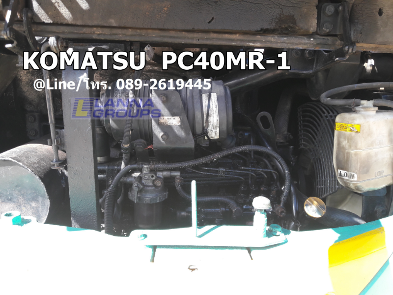 ขายรถขุดKOMATSU PC40MR-1 รถเก่านอก,มีเอกสาร, ยังไม่เคยใช้งานในไทย, เครื่อง 4D84E,คอนโทรลน้ำมัน, ปั้มนิ้ว, แทรคยาง