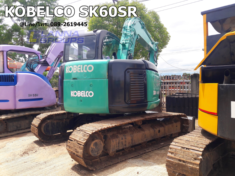 ขายรถขุดKOBELCO SK60SR YT02 มีใบมีด, มีลายเจาะ,เครื่องยนต์isuzu-4JB1 คอนโทรลน้ำมัน, ปั้มนิ้ว , รถเก่านอก,มีเอกสาร, ยังไม่เคยใช้งานในไทย