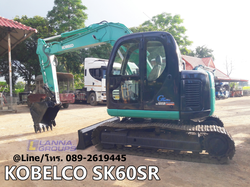 ขายรถขุดKOBELCO SK60SR YT02 มีใบมีด, มีลายเจาะ,เครื่องยนต์isuzu-4JB1 คอนโทรลน้ำมัน, ปั้มนิ้ว , รถเก่านอก,มีเอกสาร, ยังไม่เคยใช้งานในไทย