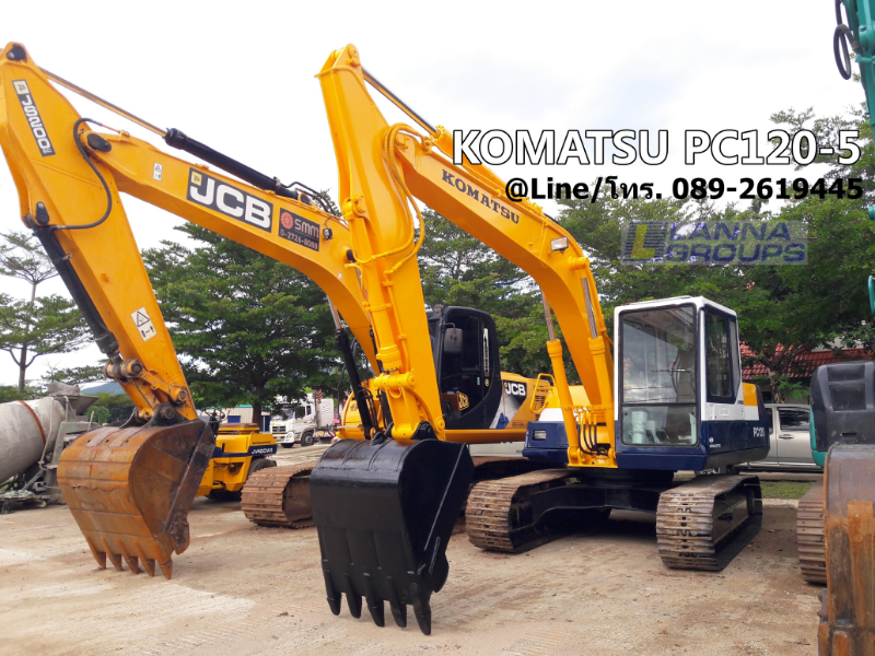 ขายรถขุดKOMATSU PC120-5 มีลายเจาะ, เครื่องยนต์4D95Lเทอร์โบ, คอนโทรลน้ำมัน ,ปั๊มนิ้ว, รถเก่านอก, มีเอกสาร, ยังไม่เคยใช้งานในไทย