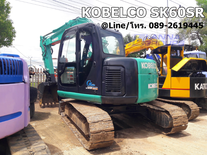 ขายรถขุดKOBELCO SK60SR YT02 มีใบมีด, มีลายเจาะ,เครื่องยนต์isuzu-4JB1 คอนโทรลน้ำมัน, ปั้มนิ้ว , รถเก่านอก,มีเอกสาร, ยังไม่เคยใช้งานในไทย