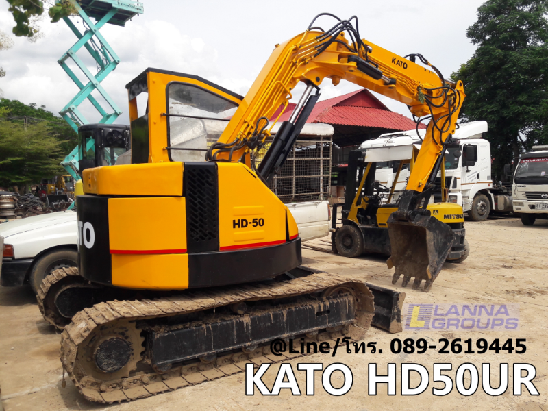 ขายรถขุดKATO HD50UR มีลายเจาะ, รถเก่านอก, มีเอกสาร, ยังไม่เคยใช้งานในไทย , เครื่องยนต์มิตซูบิชิK4M, คอนโทรลน้ำมัน,ปั๊มนิ้ว, ใบมีด, แทรคเหล็ก