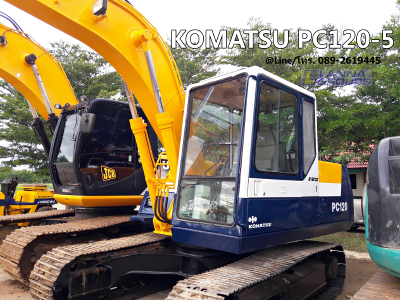 ขายรถขุดKOMATSU PC120-5 มีลายเจาะ, เครื่องยนต์4D95Lเทอร์โบ, คอนโทรลน้ำมัน ,ปั๊มนิ้ว, รถเก่านอก, มีเอกสาร, ยังไม่เคยใช้งานในไทย