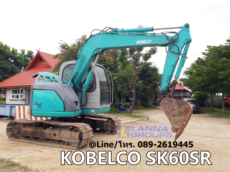 ขายรถขุดKOBELCO SK60SR YT01 รถเดิมๆเก่านอก,มีเอกสาร, ยังไม่เคยใช้งานในไทย เครื่องยนต์isuzu-4JB1 คอนโทรลน้ำมัน, ปั้มนิ้ว, แทรคเหล็ก