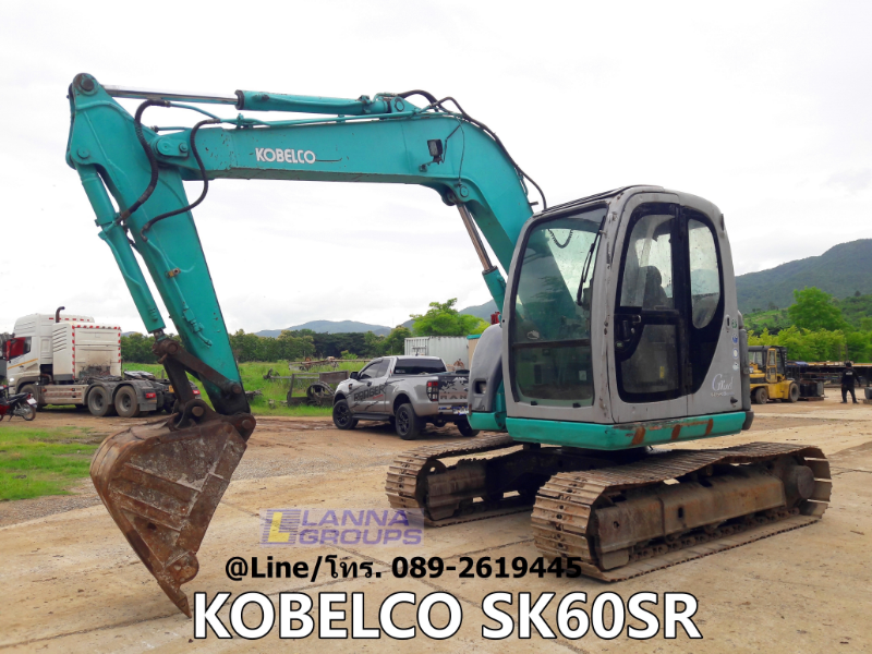 ขายรถขุดKOBELCO SK60SR YT01 รถเดิมๆเก่านอก,มีเอกสาร, ยังไม่เคยใช้งานในไทย เครื่องยนต์isuzu-4JB1 คอนโทรลน้ำมัน, ปั้มนิ้ว, แทรคเหล็ก