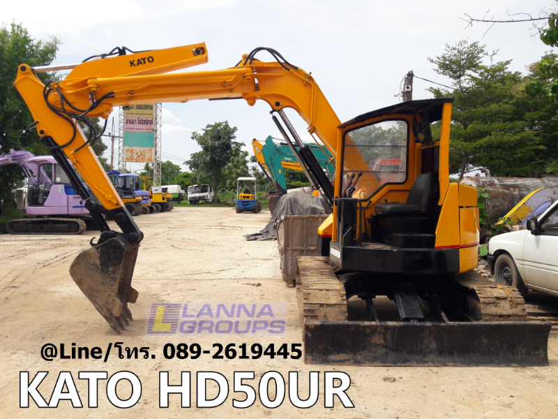 ขายรถขุดKATO HD50UR มีลายเจาะ, รถเก่านอก, มีเอกสาร, ยังไม่เคยใช้งานในไทย , เครื่องยนต์มิตซูบิชิK4M, คอนโทรลน้ำมัน,ปั๊มนิ้ว, ใบมีด, แทรคเหล็ก