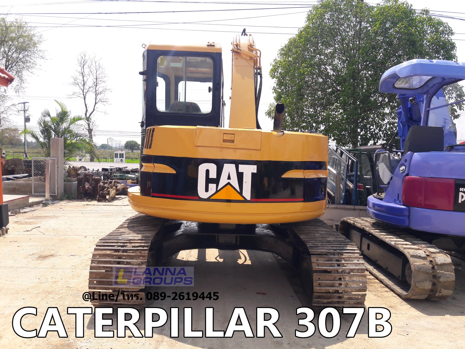 ขายรถขุดCATERPILLAR 307B รถเก่านอก, เครื่องยนต์มิตซูบิชิ4M40, คอนโทรลน้ำมัน, ปั้มนิ้ว, แทรคเหล็ก, มีเอกสาร, ยังไม่เคยใช้งานในไทย