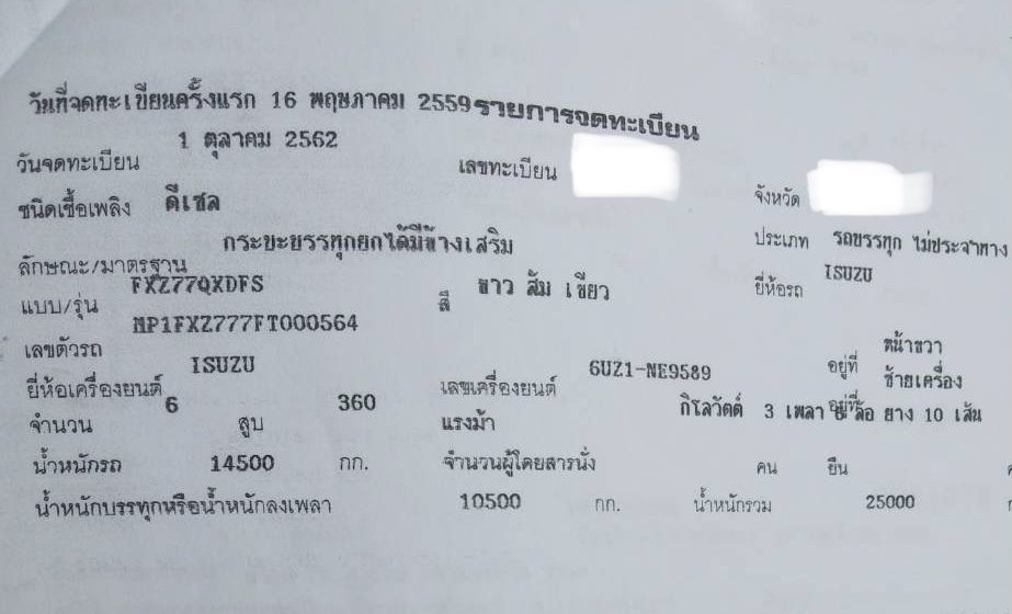 Isuzu 360 ปี 59 FT แม่เดี่ยวดั้ม รุ่งเจริญ มีระบบลากพ่วง พร้อมใช้งาน Isuzu 360 ปี 59 FT แม่เดี่ยวดั้ม รุ่งเจริญ มีระบบลากพ่วง พร้อมใช้งาน