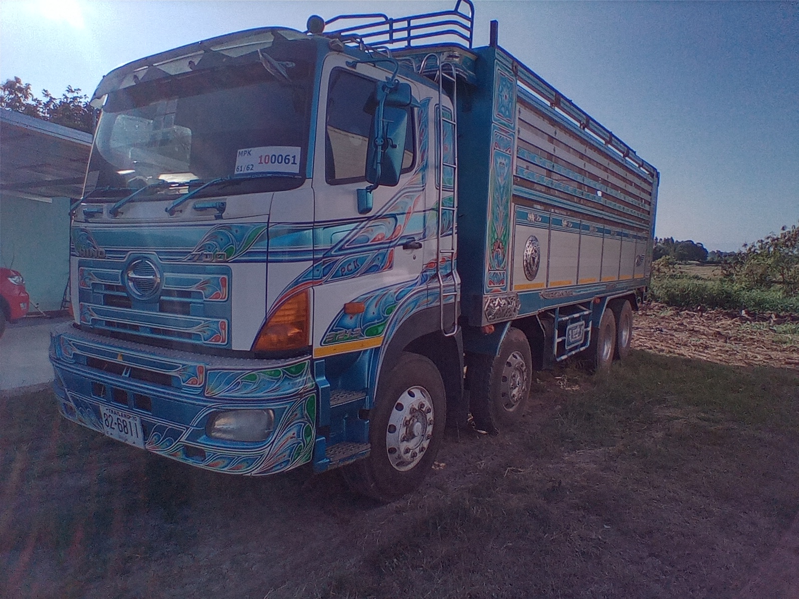 12ล้อ2เพลาดั้ม HINO S700   414แรง ปี55