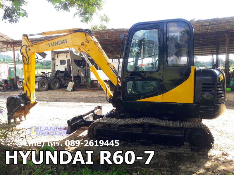 ขายรถขุดHYUNDAI R60-7 มีแอร์, มีลายเจาะ, เครื่องยนต์ยันมาร์4TNV94, คอนโทรลน้ำมัน,ปั้มนิ้ว,แทรคเหล็ก,รถเก่านอก , มีเอกสาร, ยังไม่เคยใช้งานไทย
