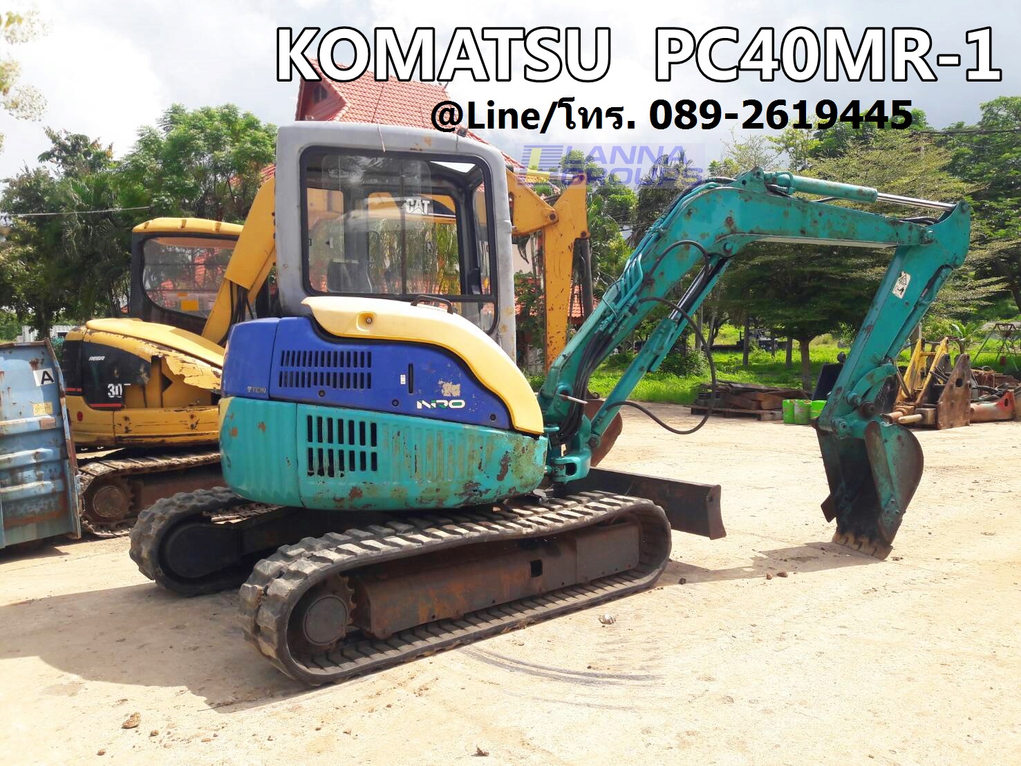 ขายรถขุดKOMATSU  PC40MR-1  รถเดิมๆเก่านอก ,มีเอกสาร, ยังไม่เคยใช้งานในไทย