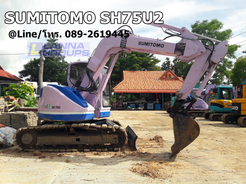 ขายรถขุดSUMITOMO SH75U2 มีลายเจาะ, รถเก่านอก, เครื่องยนต์มิตซูบิชิ4M40, คอนโทรลน้ำมัน, ปั๊มนิ้ว, แทรคเหล็กก๊อปยาง, มีเอกสาร, ยังไม่เคยใช้งานในไทย ขายรถขุดSUMITOMO SH75U2 มีลายเจาะ, รถเก่านอก, เครื่องยนต์มิตซูบิชิ4M40, คอนโทรลน้ำมัน, ปั๊มนิ้ว, แทรคเหล็กก๊อปยาง, มีเอกสาร, ยังไม่เคยใช้งานในไทย