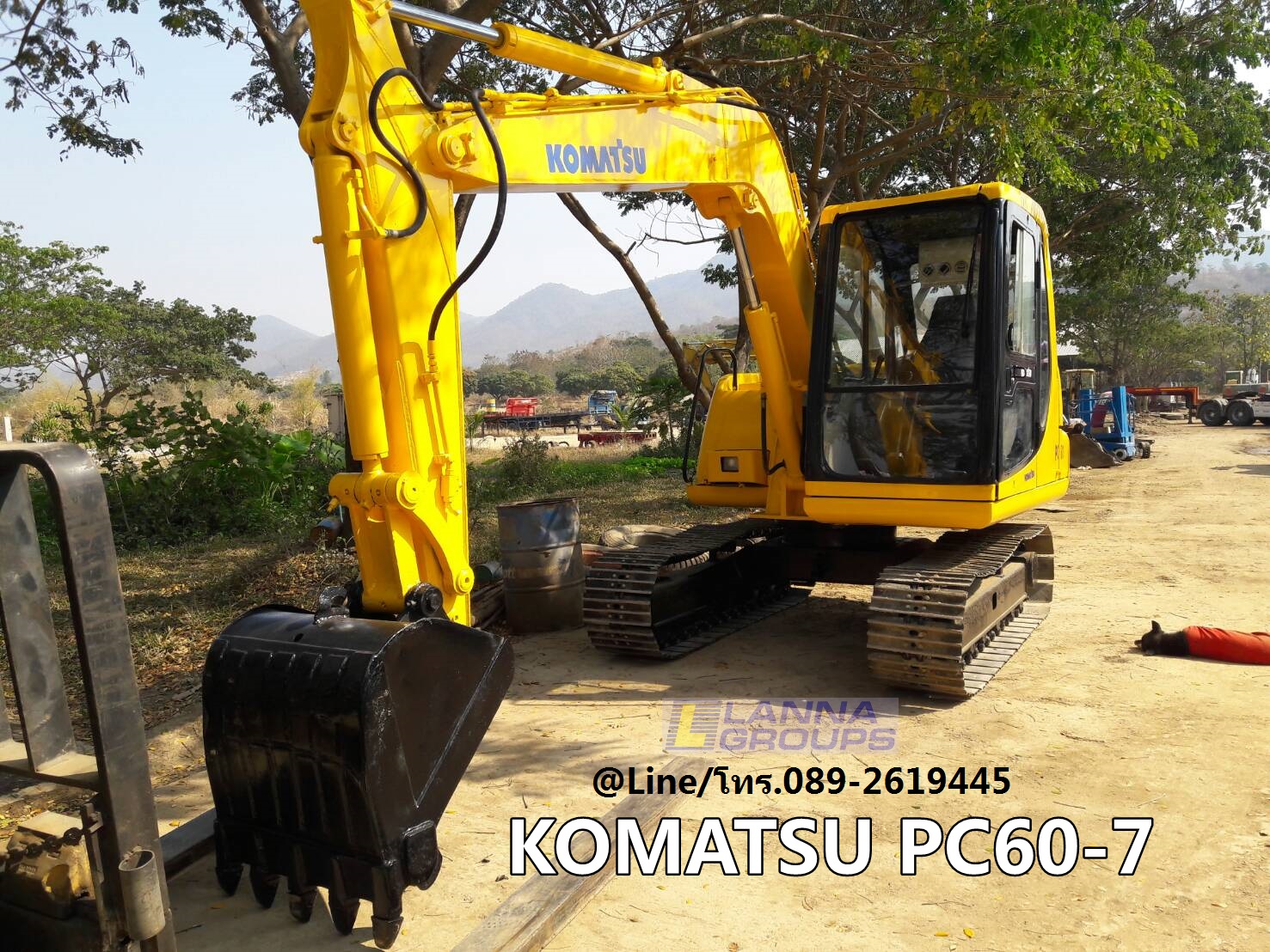 ขายรถขุดKOMATSU PC60-7 เครื่องยนต์โคมัสสุ 4D95L ,จำนวน 4 สูบ คอนโทรลน้ำมัน ,ปั๊มนิ้ว, แทรคเหล็ก, มีลายหัวเจาะ รถเก่านอก มีเอกสาร ยังไม่เคยใช้งานในไทย ขายรถขุดKOMATSU PC60-7 เครื่องยนต์โคมัสสุ 4D95L ,จำนวน 4 สูบ คอนโทรลน้ำมัน ,ปั๊มนิ้ว, แทรคเหล็ก, มีลายหัวเจาะ รถเก่านอก มีเอกสาร ยังไม่เคยใช้งานในไทย