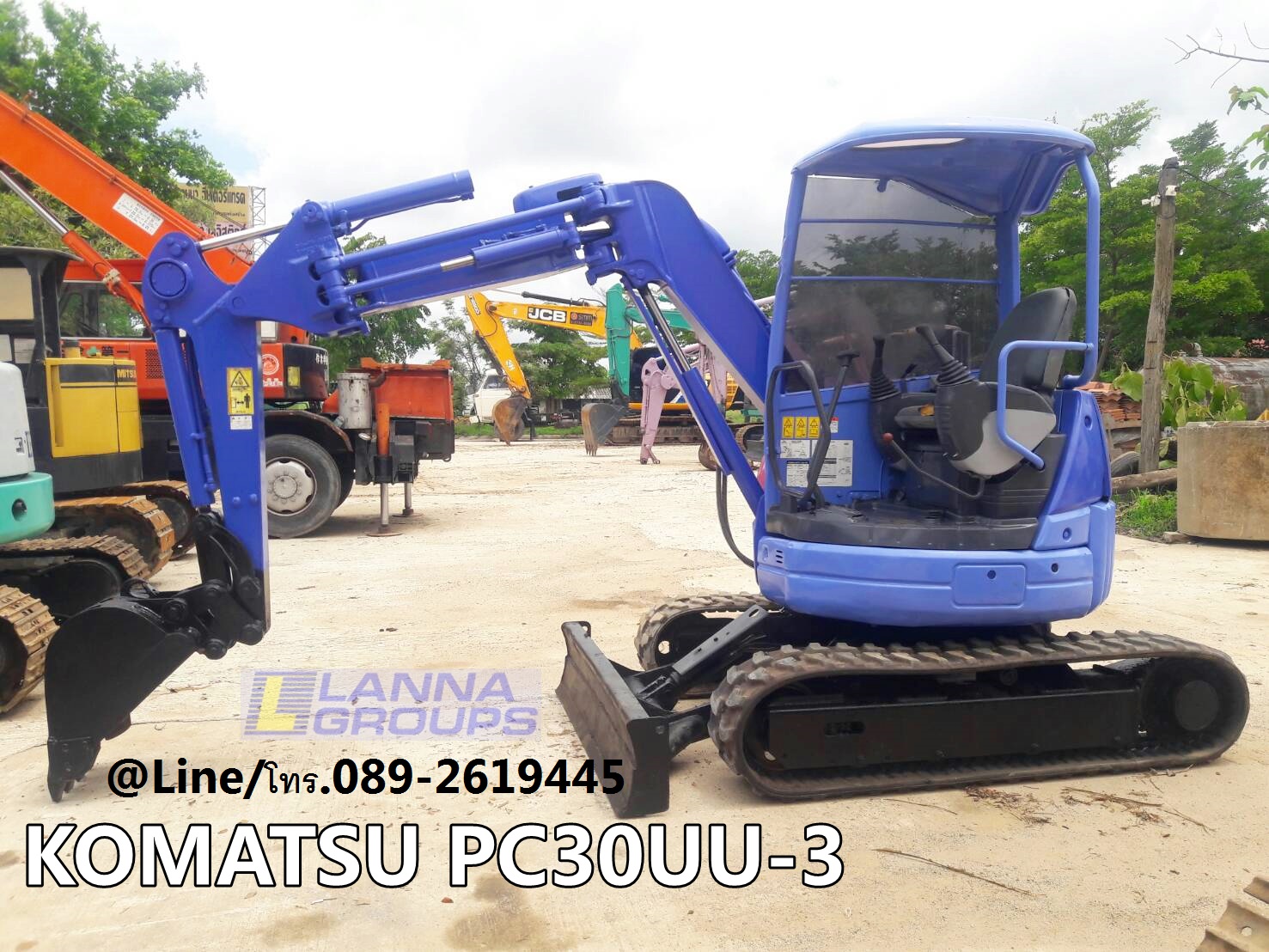 ขายรถขุดKOMATSU PC30UU-3 เลขชั่วโมง 3,1xx เครื่องยนต์Komatsu 3D84E, จำนวน 3 สูบ, คอนโทรลสั้น, ปั้มนิ้ว, แทรคยาง, มีใบมีด, รถเก่านอก, มีเอกสาร, ยังไม่เคยใช้งานในไทย ขายรถขุดKOMATSU PC30UU-3 เลขชั่วโมง 3,1xx เครื่องยนต์Komatsu 3D84E, จำนวน 3 สูบ, คอนโทรลสั้น, ปั้มนิ้ว, แทรคยาง, มีใบมีด, รถเก่านอก, มีเอกสาร, ยังไม่เคยใช้งานในไทย