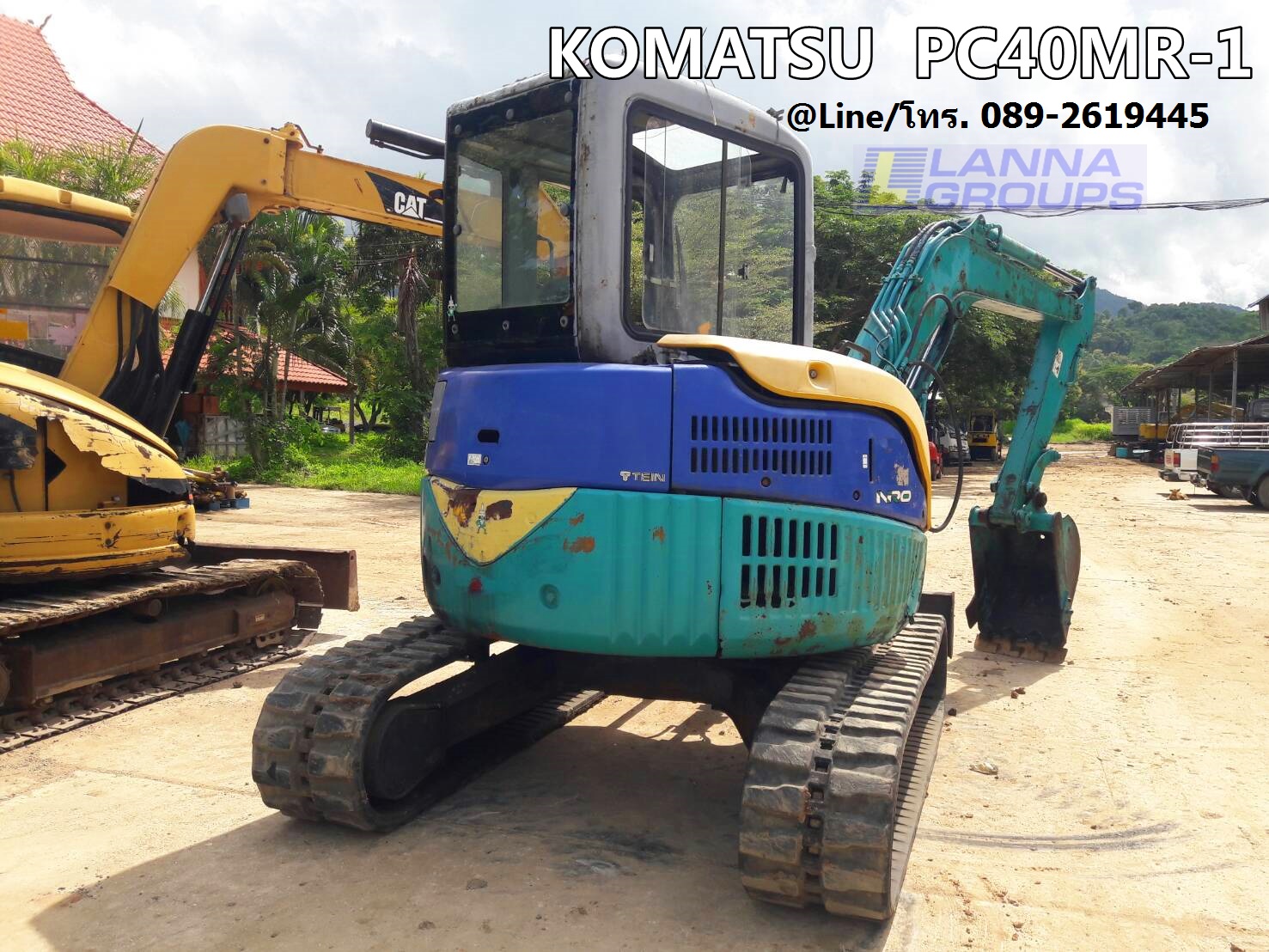 ขายรถขุดKOMATSU  PC40MR-1  รถเดิมๆเก่านอก ,มีเอกสาร, ยังไม่เคยใช้งานในไทย