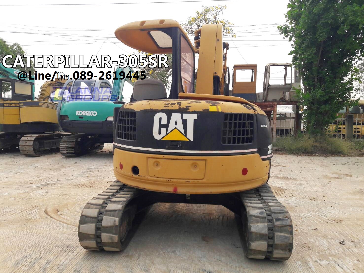 ขายรถขุดCATERPILLAR-305SR เครื่องยนต์มิตซูบิชิ-K4N จำนวน 4 สูบ ,คอนโทรลน้ำมัน , ปั๊มนิ้ว , แทรคยาง, รถเดิมๆเก่านอก, มีเอกสาร, ยังไม่เคยใช้งานในไทย