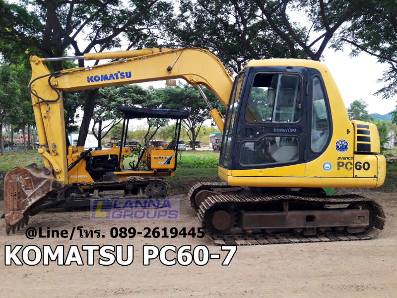 ขายรถขุดKOMATSU PC60-7 มีลายหัวเจาะ, รถเดิมๆเก่านอก, เครื่องยนต์โคมัสสุ 4D95L ,จำนวน 4 สูบ คอนโทรลน้ำมัน ,ปั๊มนิ้ว, แทรคเหล็ก, มีเอกสาร ยังไม่เคยใช้งานในไทย