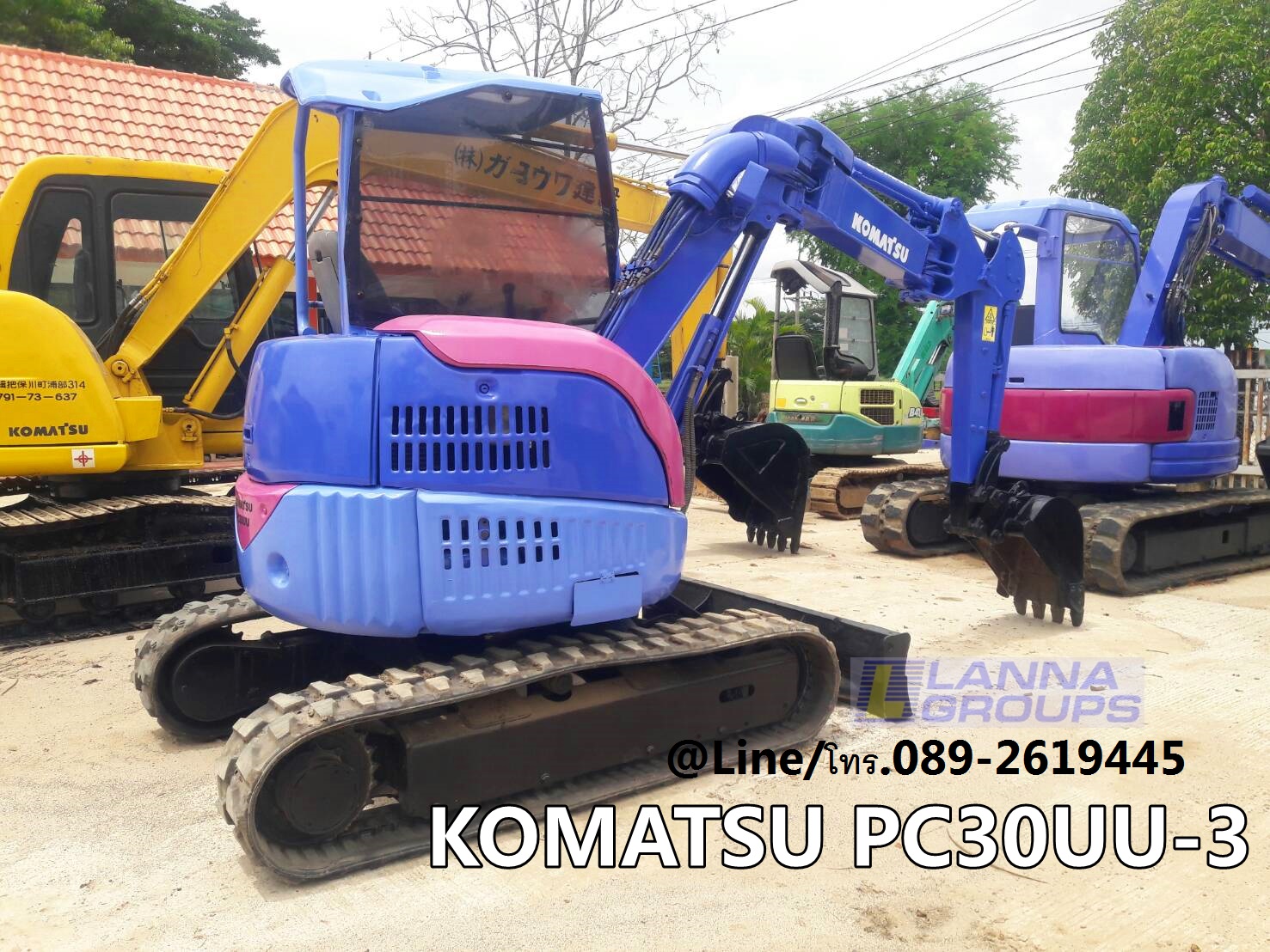 ขายรถขุดKOMATSU PC30UU-3 เลขชั่วโมง 3,1xx เครื่องยนต์Komatsu 3D84E, จำนวน 3 สูบ, คอนโทรลสั้น, ปั้มนิ้ว, แทรคยาง, มีใบมีด, รถเก่านอก, มีเอกสาร, ยังไม่เคยใช้งานในไทย ขายรถขุดKOMATSU PC30UU-3 เลขชั่วโมง 3,1xx เครื่องยนต์Komatsu 3D84E, จำนวน 3 สูบ, คอนโทรลสั้น, ปั้มนิ้ว, แทรคยาง, มีใบมีด, รถเก่านอก, มีเอกสาร, ยังไม่เคยใช้งานในไทย