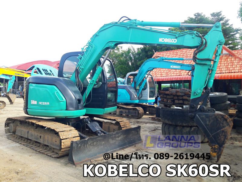 ขายรถขุดKOBELCO SK60SR YT02 มีใบมีด, มีลายเจาะ,เครื่องยนต์isuzu-4JB1 คอนโทรลน้ำมัน, ปั้มนิ้ว , รถเก่านอก,มีเอกสาร, ยังไม่เคยใช้งานในไทย