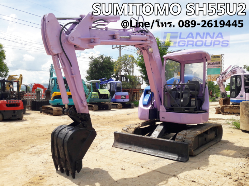 ขายรถขุดSUMITOMO SH55U2 มีลายเจาะ เครื่องยนต์ISUZU-4LE1 ขนาด 4 สูบ คอนโทรลน้ำมัน ปั๊มนิ้ว มีใบมีด แทรคยาง รถเก่านอก มีเอกสาร ยังไม่เคยใช้งานในไทย ขายรถขุดSUMITOMO SH55U2 มีลายเจาะ เครื่องยนต์ISUZU-4LE1 ขนาด 4 สูบ คอนโทรลน้ำมัน ปั๊มนิ้ว มีใบมีด แทรคยาง รถเก่านอก มีเอกสาร ยังไม่เคยใช้งานในไทย