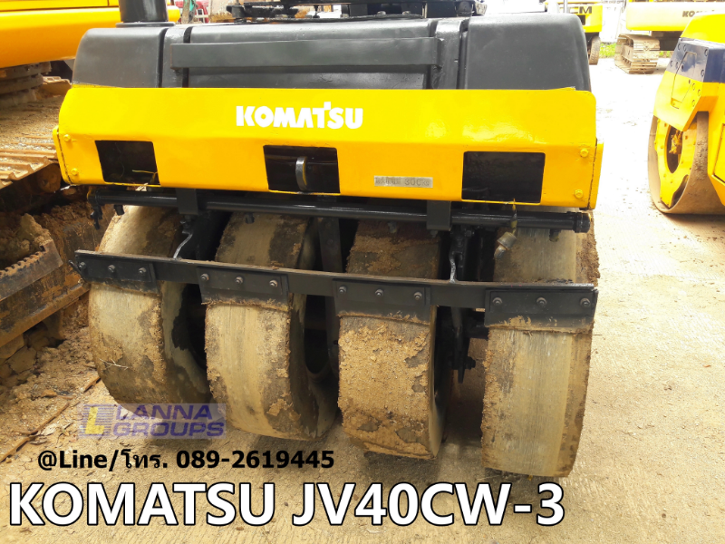 ขายรถบดKOMATSU JV40CW-3 รถบดขนาด4 ตัน, หน้าเหล็ก-หลังยาง,ขับเคลื่อน2เพลา, เลี้ยวเอว, เครื่องยนต์komatsu-3D84 , รถเก่านอก, มีเอกสาร, ยังไม่เคยใช้งานในไทย ขายรถบดKOMATSU JV40CW-3 รถบดขนาด4 ตัน, หน้าเหล็ก-หลังยาง,ขับเคลื่อน2เพลา, เลี้ยวเอว, เครื่องยนต์komatsu-3D84 , รถเก่านอก, มีเอกสาร, ยังไม่เคยใช้งานในไทย