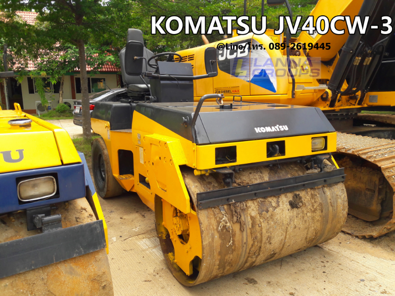 ขายรถบดKOMATSU JV40CW-3 รถบดขนาด4 ตัน, หน้าเหล็ก-หลังยาง,ขับเคลื่อน2เพลา, เลี้ยวเอว, เครื่องยนต์komatsu-3D84 , รถเก่านอก, มีเอกสาร, ยังไม่เคยใช้งานในไทย ขายรถบดKOMATSU JV40CW-3 รถบดขนาด4 ตัน, หน้าเหล็ก-หลังยาง,ขับเคลื่อน2เพลา, เลี้ยวเอว, เครื่องยนต์komatsu-3D84 , รถเก่านอก, มีเอกสาร, ยังไม่เคยใช้งานในไทย