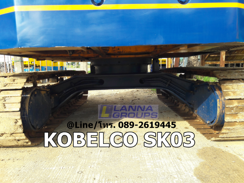 ขายรถขุดKOBELCO SK03 เทียบเท่าPC60 มีเอกสาร, คอนโทรลน้ำมัน,  ปั้มนิ้ว,  เครื่องยนต์ISUZU 4สูบ