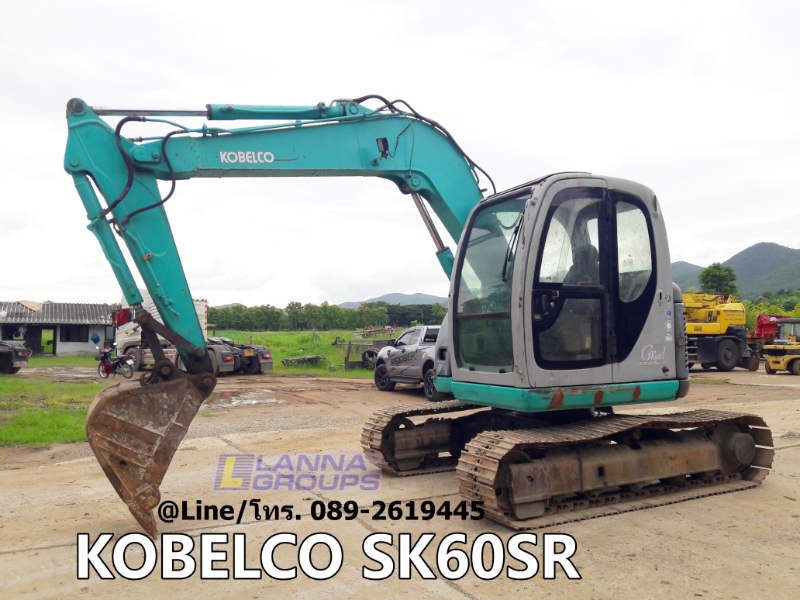ขายรถขุดKOBELCO SK60SR YT01 รถเดิมๆเก่านอก,มีเอกสาร, ยังไม่เคยใช้งานในไทย  เครื่องยนต์isuzu-4JB1 คอนโทรลน้ำมัน, ปั้มนิ้ว