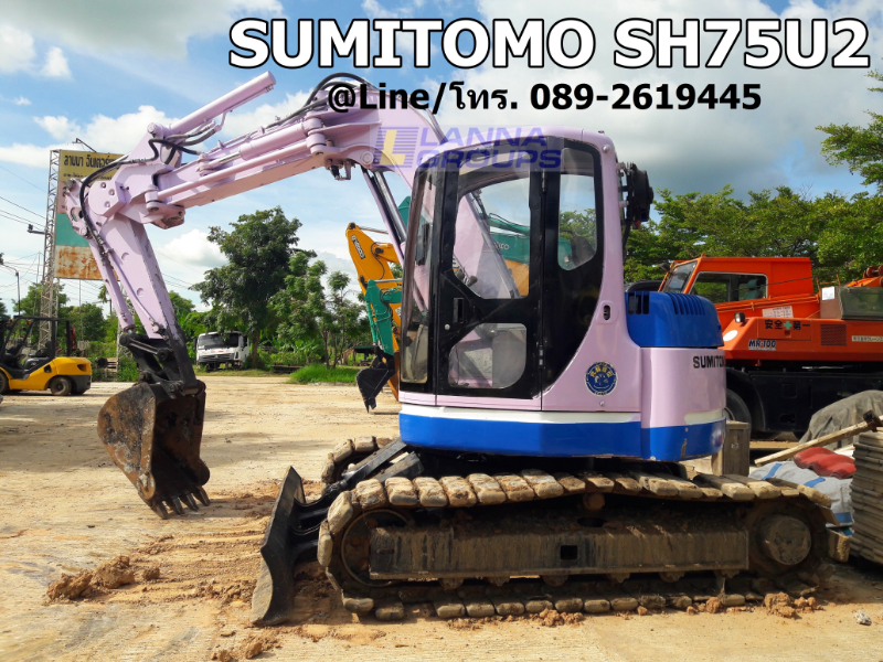 ขายรถขุดSUMITOMO SH75U2 มีลายเจาะ, รถเก่านอก, เครื่องยนต์มิตซูบิชิ4M40, คอนโทรลน้ำมัน, ปั๊มนิ้ว, แทรคเหล็กก๊อปยาง, มีเอกสาร, ยังไม่เคยใช้งานในไทย ขายรถขุดSUMITOMO SH75U2 มีลายเจาะ, รถเก่านอก, เครื่องยนต์มิตซูบิชิ4M40, คอนโทรลน้ำมัน, ปั๊มนิ้ว, แทรคเหล็กก๊อปยาง, มีเอกสาร, ยังไม่เคยใช้งานในไทย