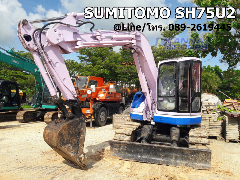 ขายรถขุดSUMITOMO SH75U2 มีลายเจาะ, รถเก่านอก, เครื่องยนต์มิตซูบิชิ4M40, คอนโทรลน้ำมัน, ปั๊มนิ้ว, แทรคเหล็กก๊อปยาง, มีเอกสาร, ยังไม่เคยใช้งานในไทย ขายรถขุดSUMITOMO SH75U2 มีลายเจาะ, รถเก่านอก, เครื่องยนต์มิตซูบิชิ4M40, คอนโทรลน้ำมัน, ปั๊มนิ้ว, แทรคเหล็กก๊อปยาง, มีเอกสาร, ยังไม่เคยใช้งานในไทย