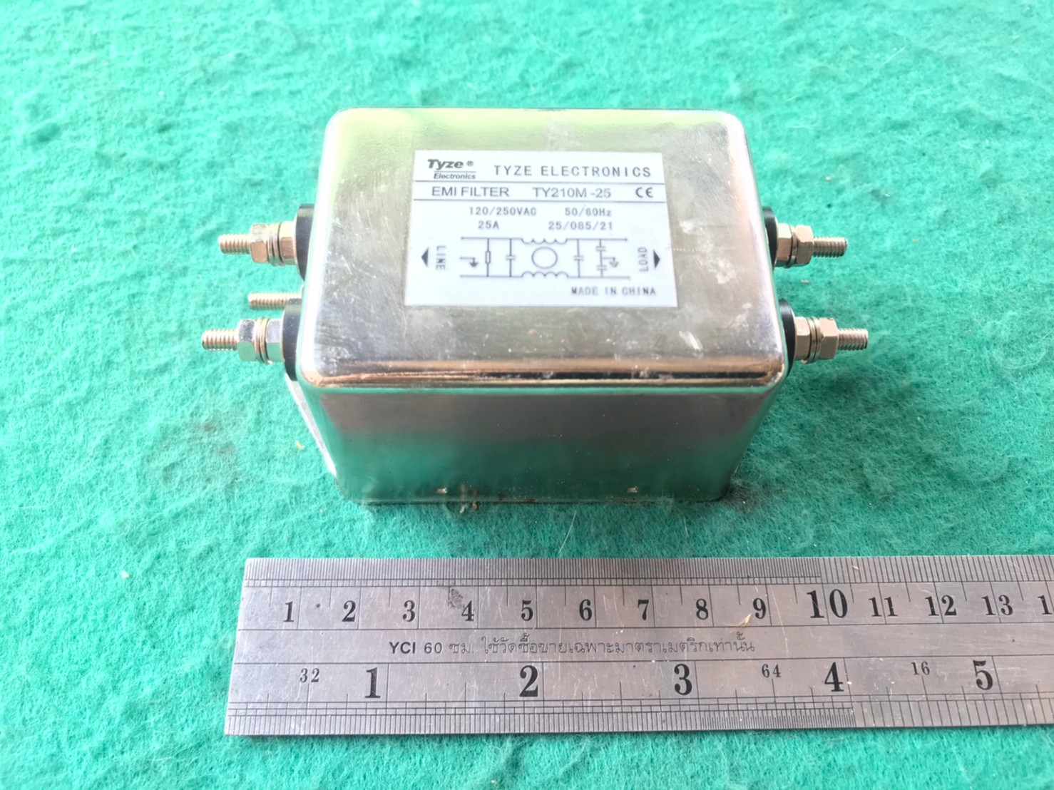 ป้องกันสัญญาณรบกวน ขนาด 25A สภาพดี ใช้งานได้ดีปกติ ราคาตัวละ 300 บาท+30 ค่าส่ง มี 1 ตัวค่ะ