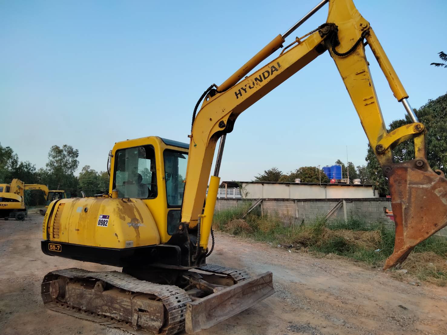 รถแบคโฮ HYUNDAI R55-7 รถเก่านอกนำเข้า มีวีดีโอให้ชม รถแบคโฮ HYUNDAI R55-7 รถเก่านอกนำเข้า มีวีดีโอให้ชม