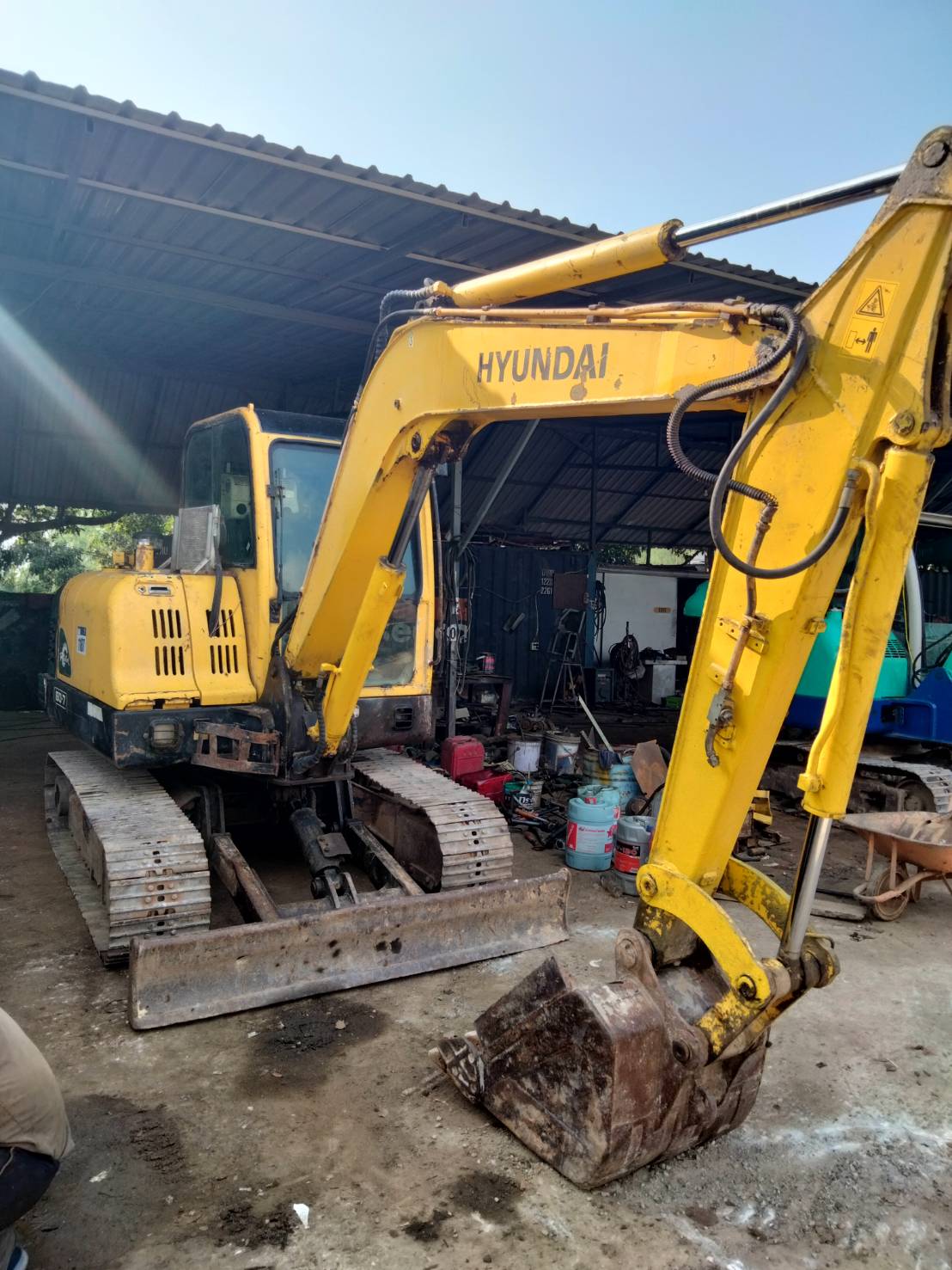 รถแบคโฮ HYUNDAI R60-7 รถเก่านอกนำเข้า มีวีดีโอให้ชม