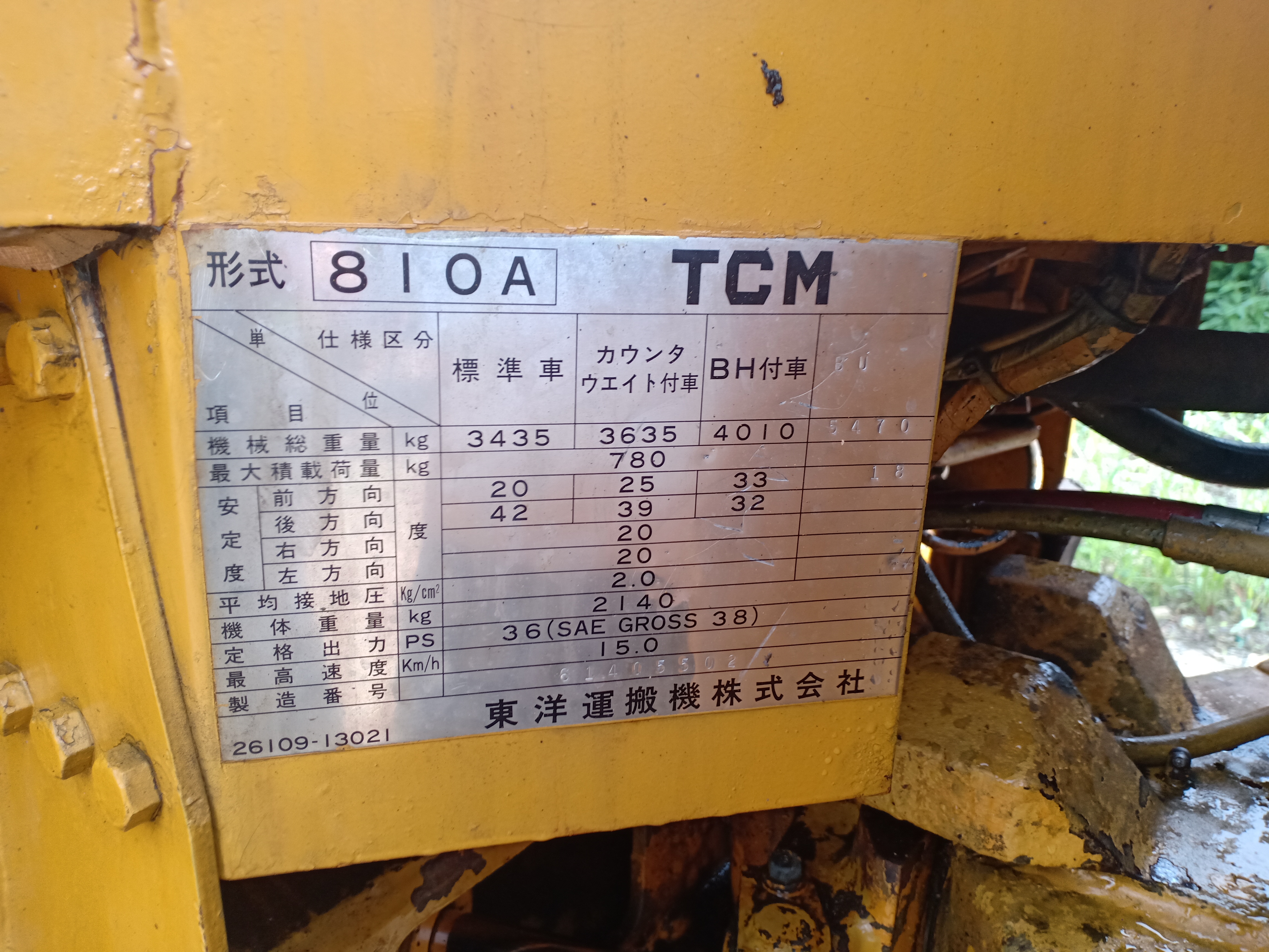 รถตักล้อยาง TCM 810A รถนอกนำเข้า รถตักล้อยาง TCM 810A รถนอกนำเข้า