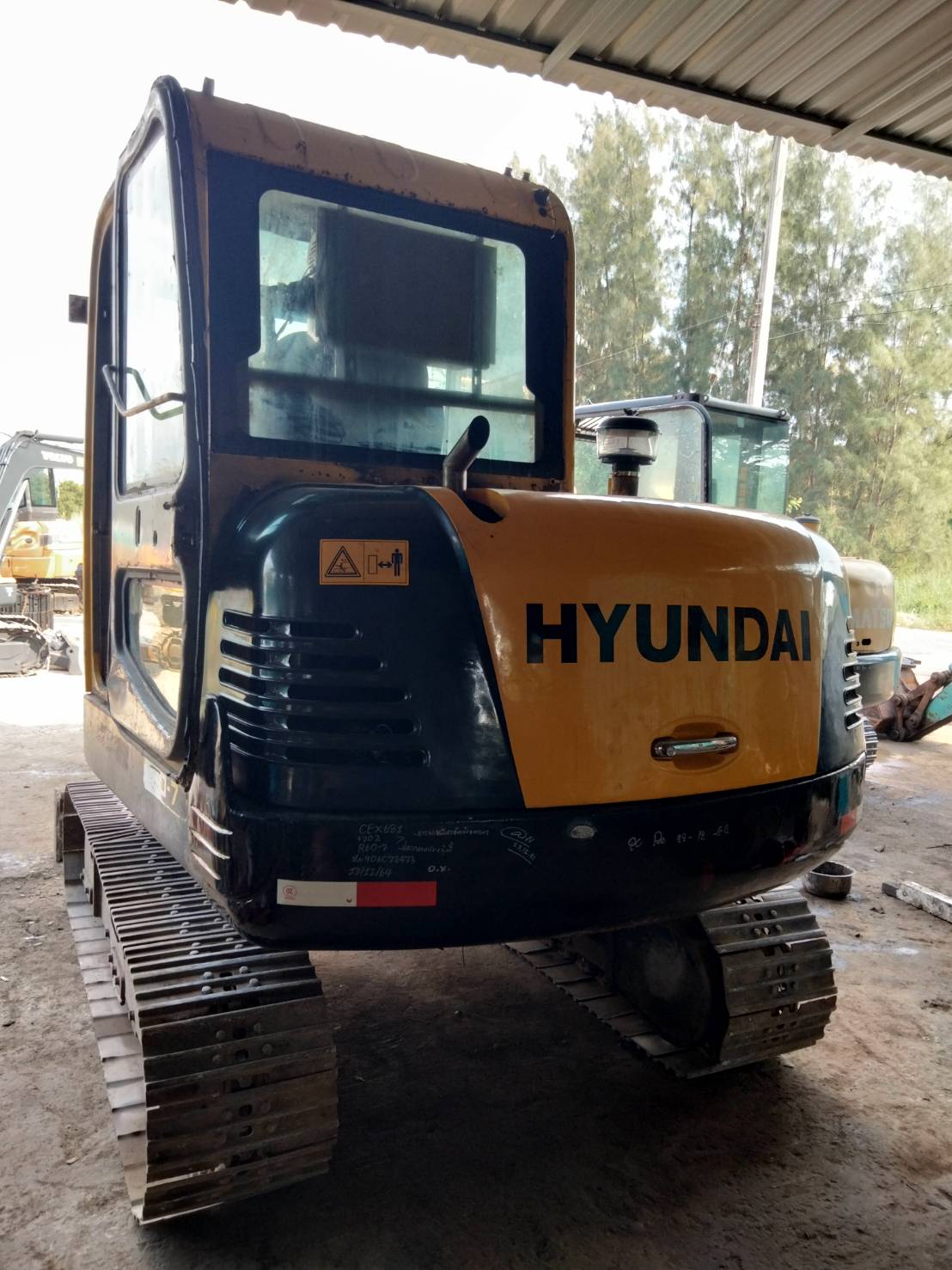 รถแบคโฮ HYUNDAI R60-7 รถเก่านอกนำเข้า มีวีดีโอให้ชม