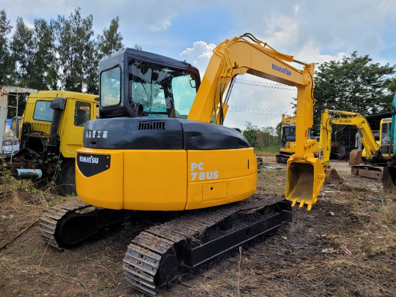 รถแบคโฮ KOMATSU PC78US รถนอกนำเข้า มีวีดีโอการทำงานให้ชม