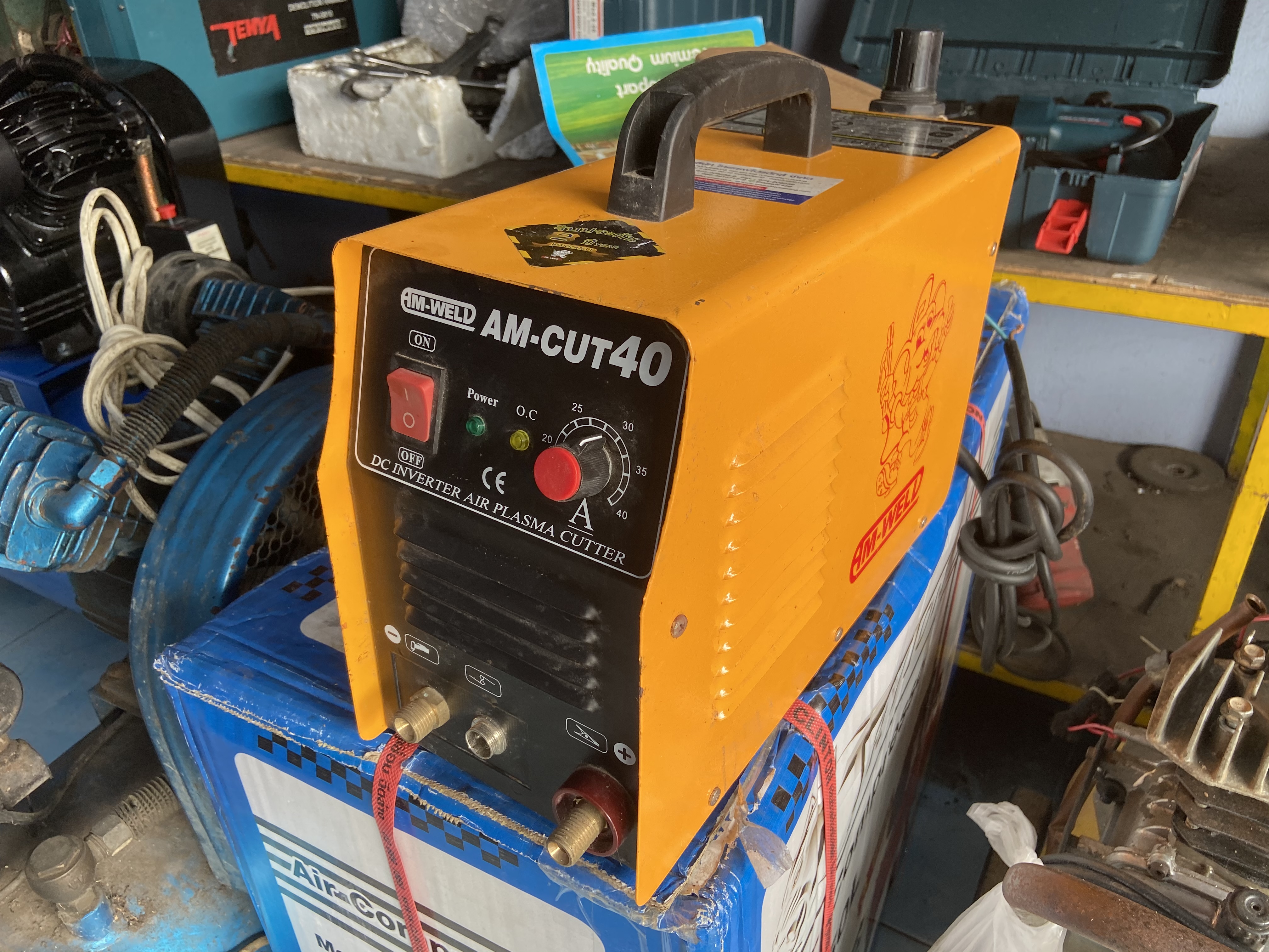ขายเครื่องตัดพลาสมา Amweld cut40 มือสองครับ