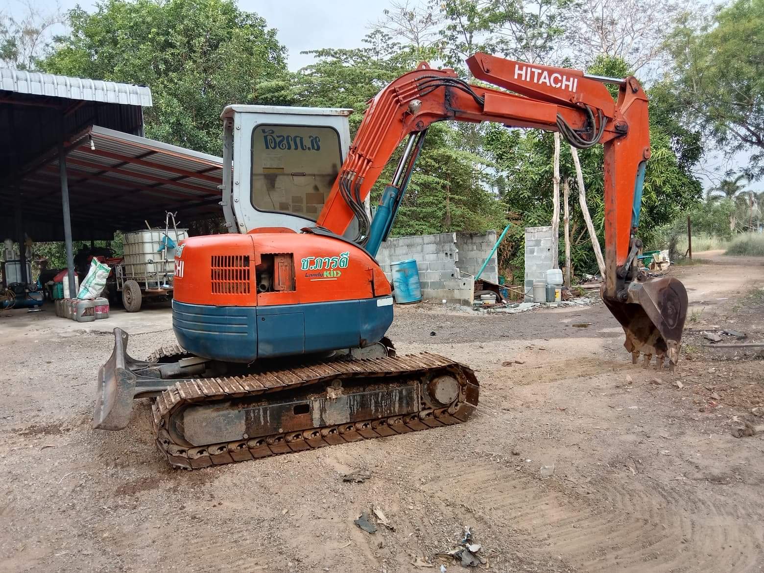 ขายรถแมคโคร HITACHI EX55UR