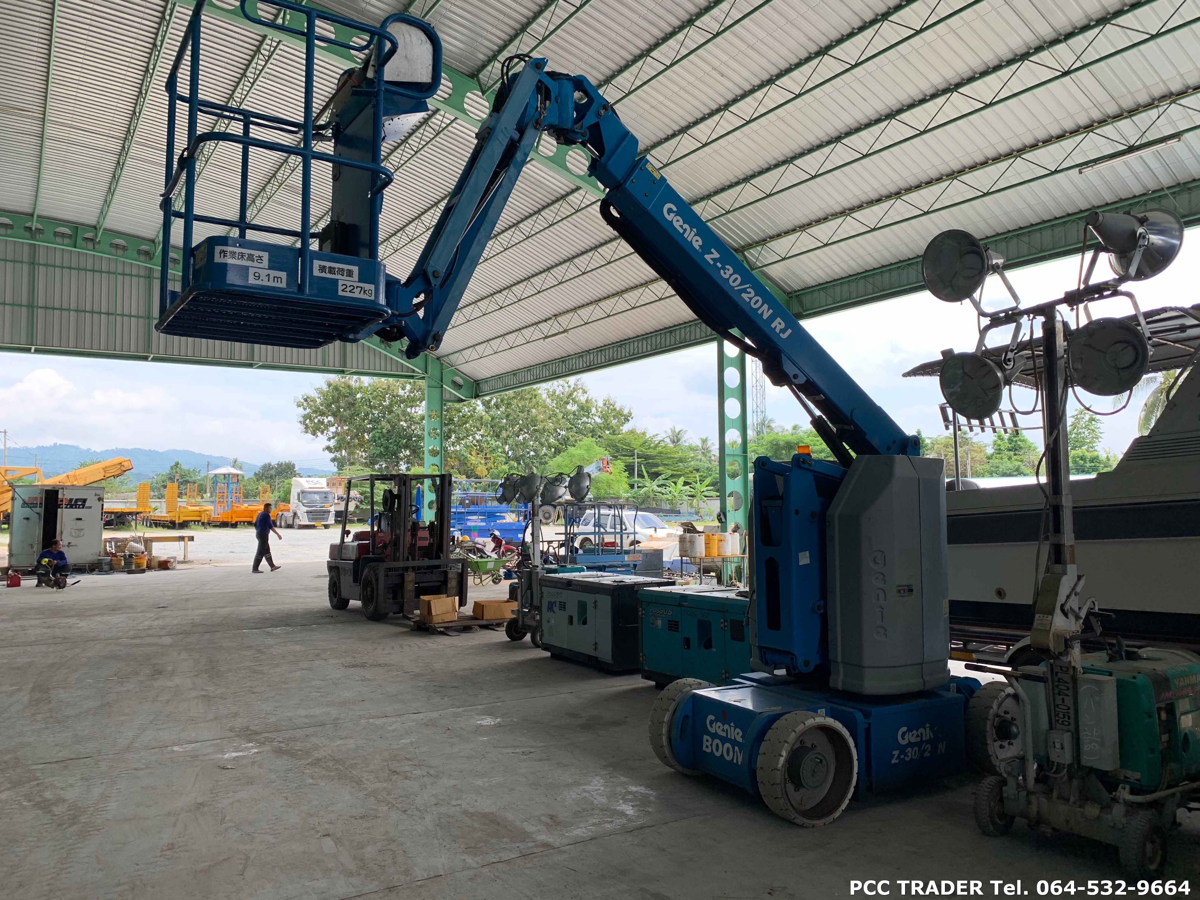 ลิฟต์กระเช้า 9.1 เมตร ยี่ห้อ GENIE รุ่น Z30/20N แบตเตอรี่ สภาพสวยมาก ไม่แพงครับ