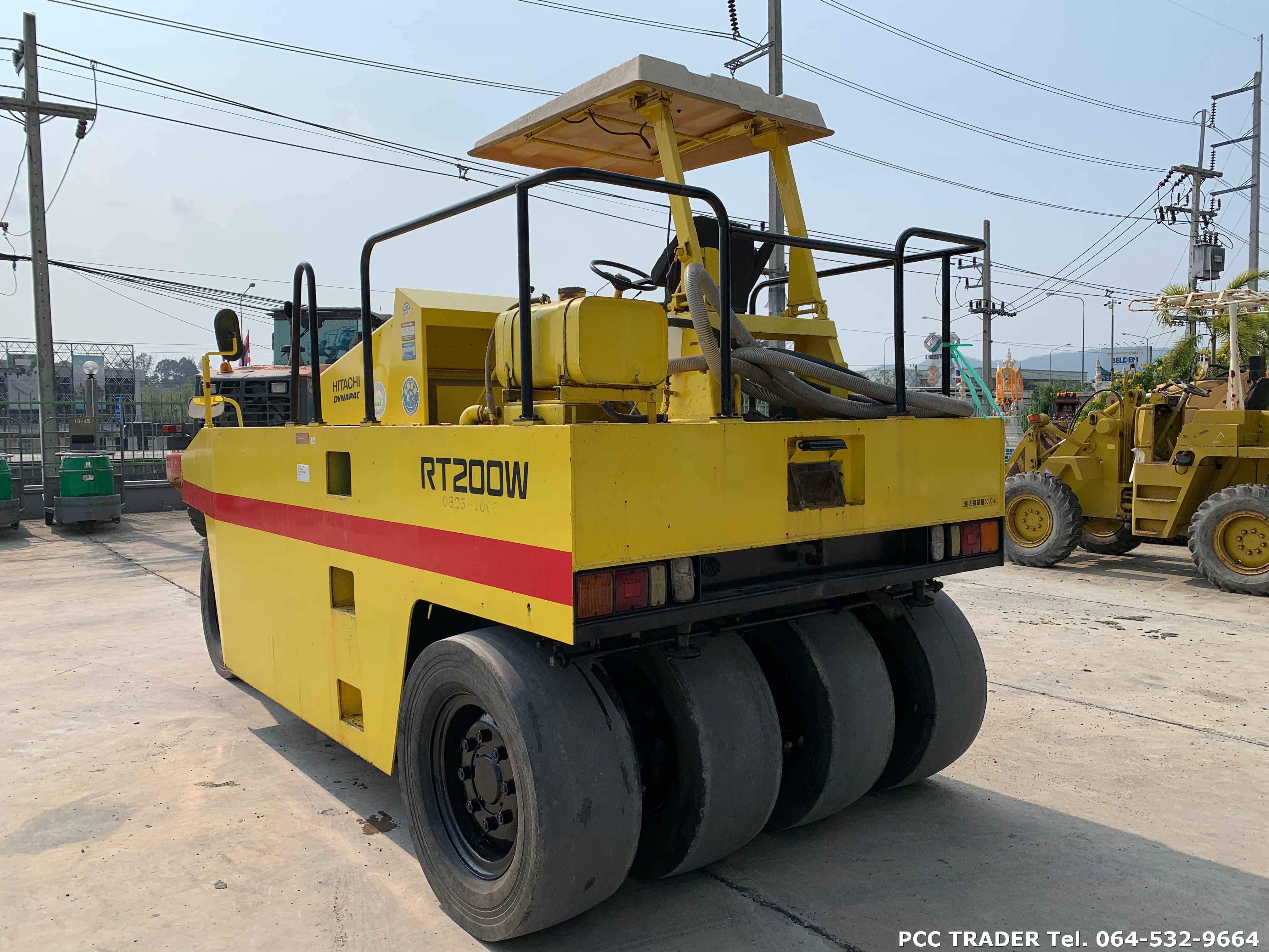 รถบด DYNAPAC รุ่น CP202W สภาพสวยมาก ยางสวยทุกเส้น ระบบน้ำสมบูรณ์