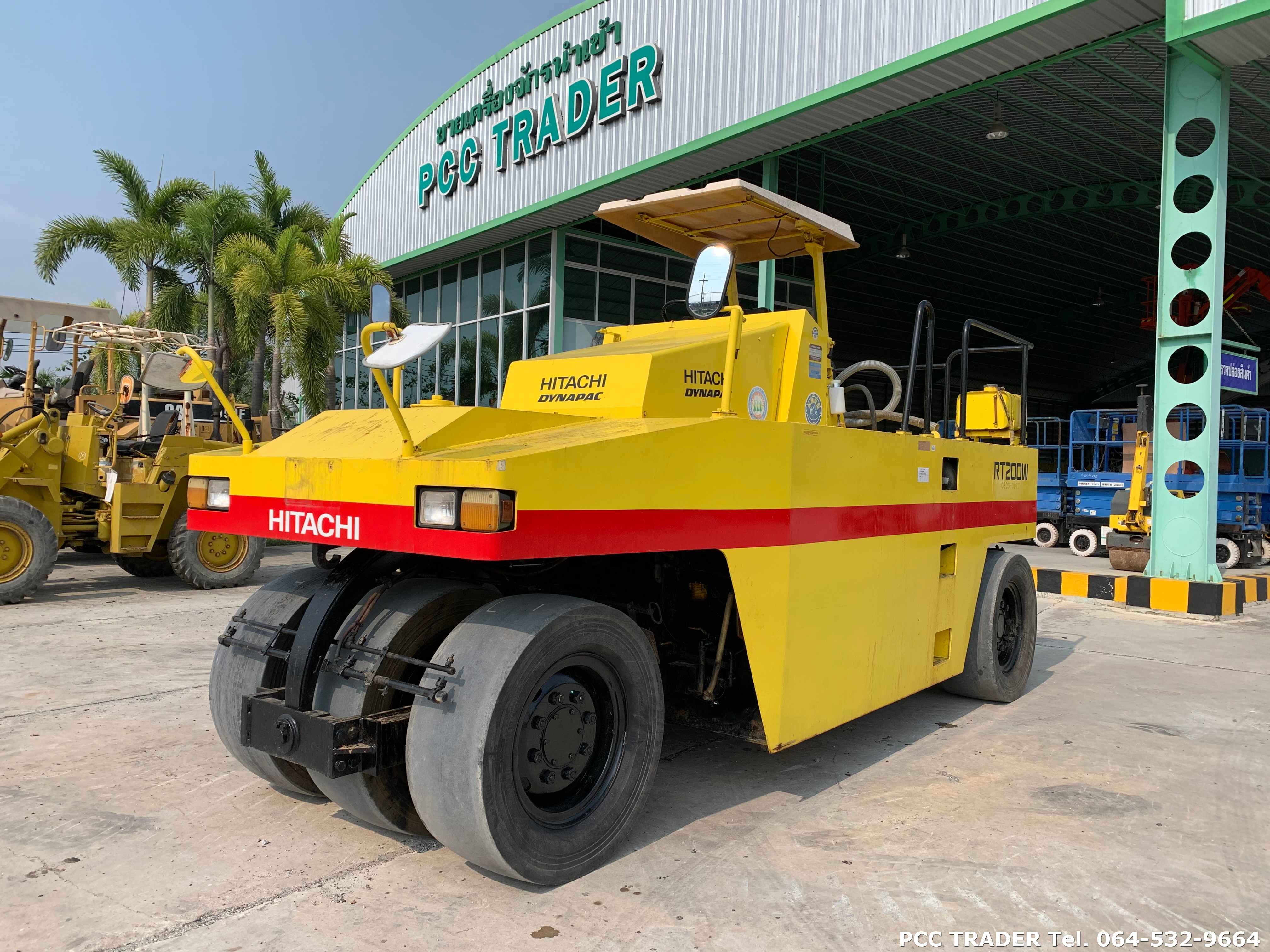 รถบด DYNAPAC รุ่น CP202W สภาพสวยมาก ยางสวยทุกเส้น ระบบน้ำสมบูรณ์
