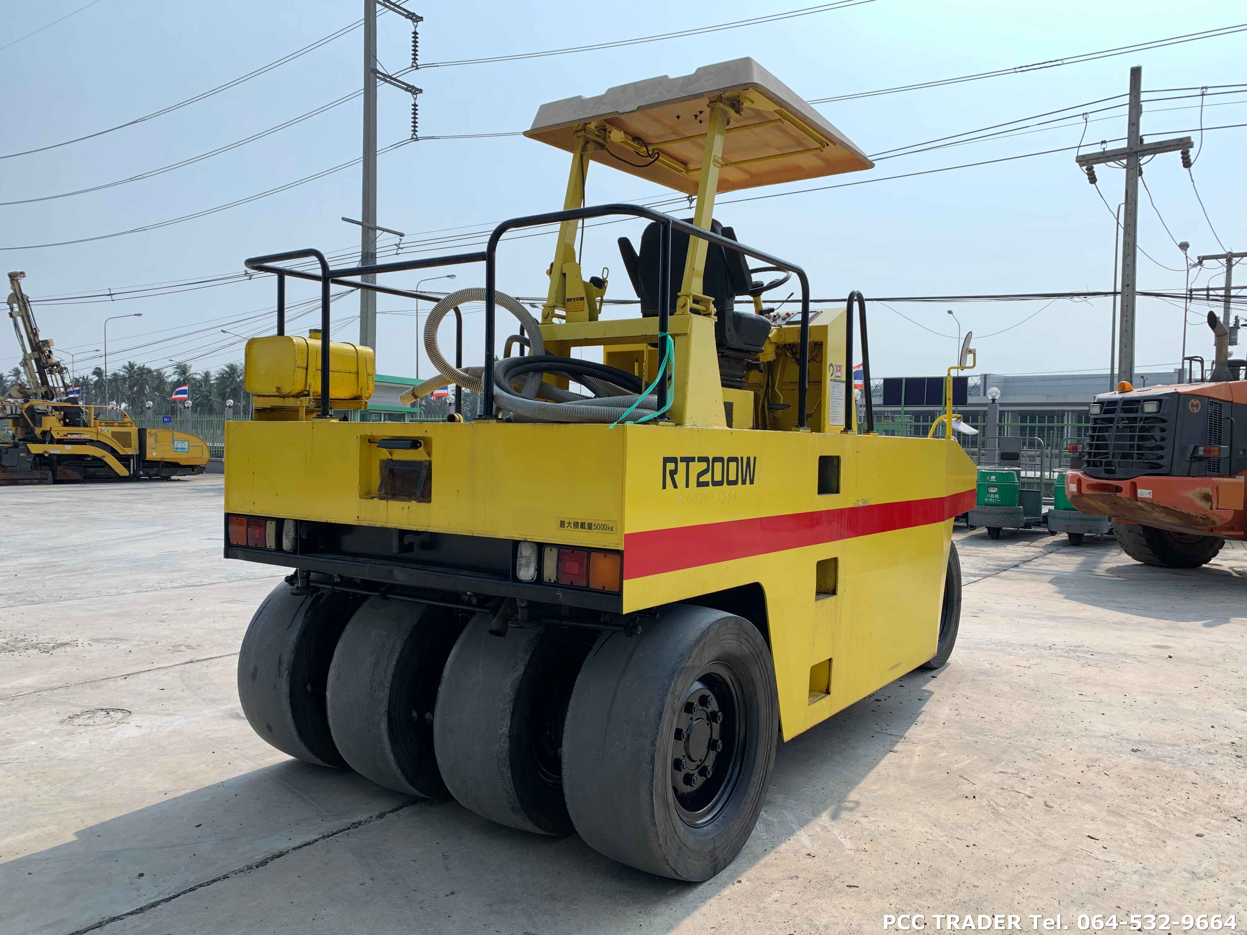 รถบด DYNAPAC รุ่น CP202W สภาพสวยมาก ยางสวยทุกเส้น ระบบน้ำสมบูรณ์