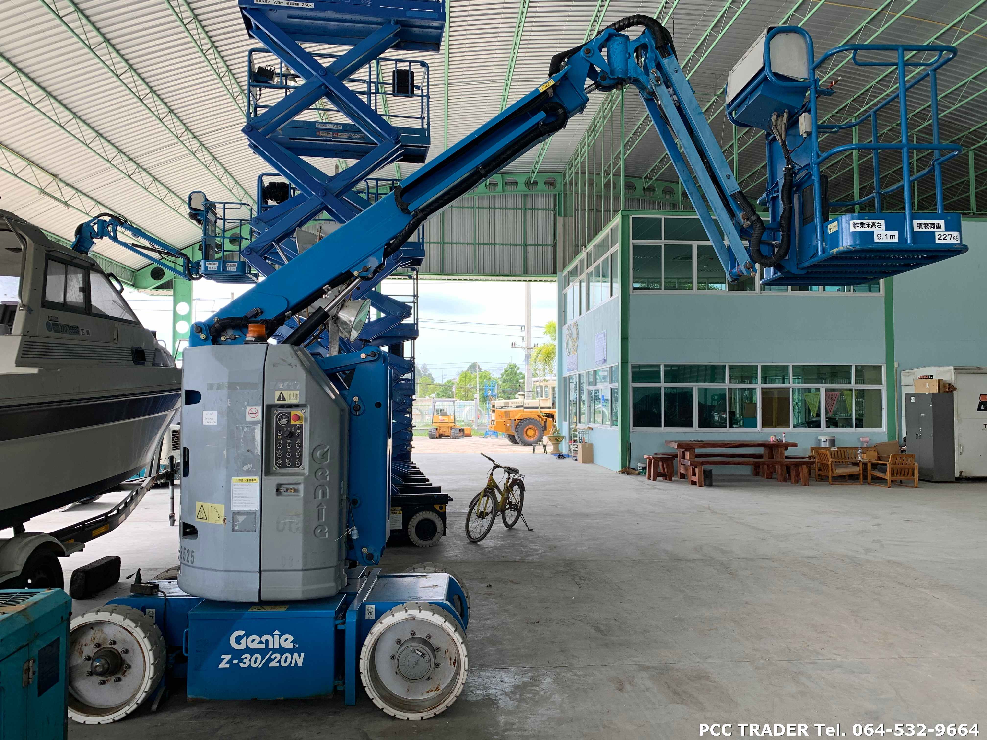 ลิฟต์กระเช้า 9.1 เมตร ยี่ห้อ GENIE รุ่น Z30/20N แบตเตอรี่ สภาพสวยมาก ไม่แพงครับ
